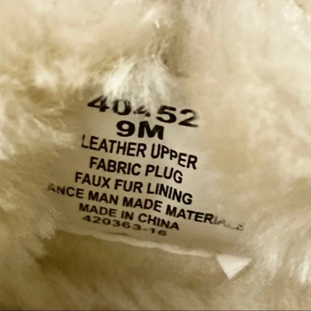 NIB Minnetonka Allie Berber Plug Moccasin Slipper - Picture 11 of 11